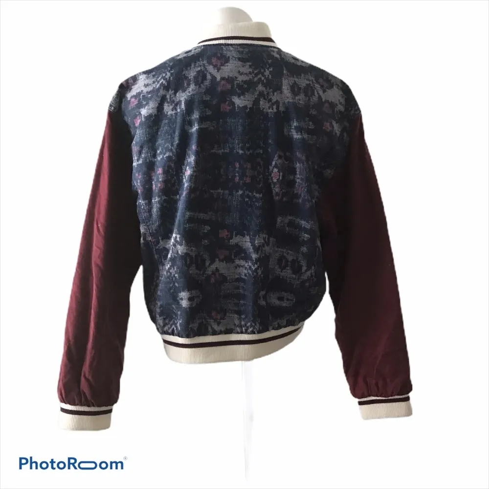 NWT, Free People Varsity of Dreams Bomber Jacket, Sz S - Image 7