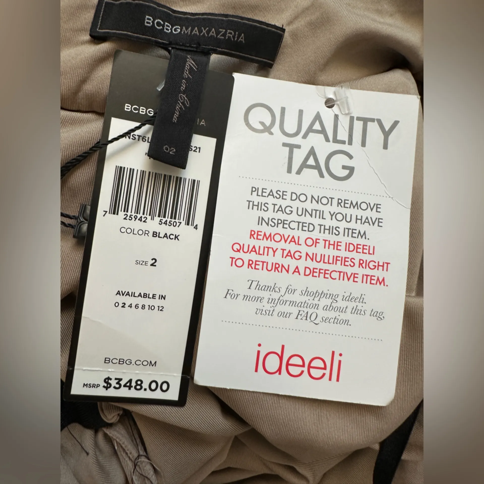 BCBGMaxazria Bandage Mara Dress Maxi Gown Black V Neck Tulle Dress Size 2 NWT - Image 8