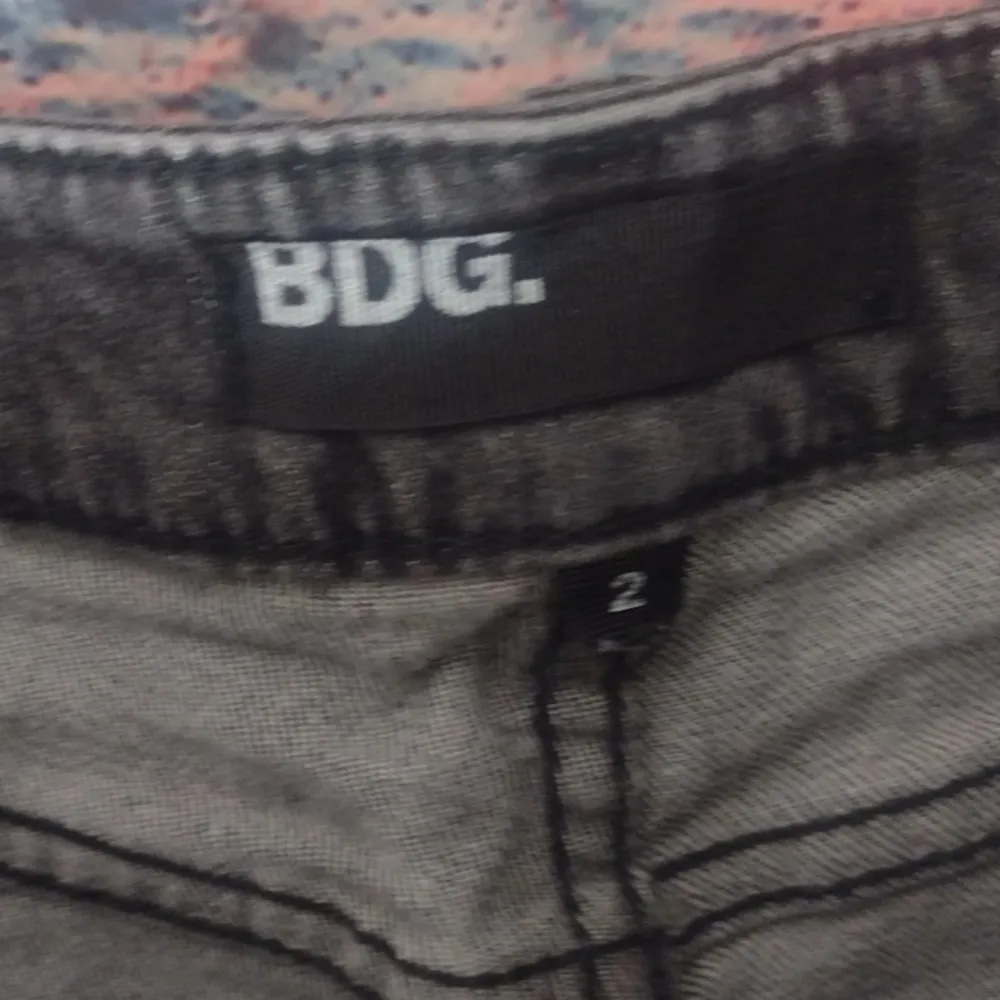 Bdg black denim shorts size 2 - Image 2