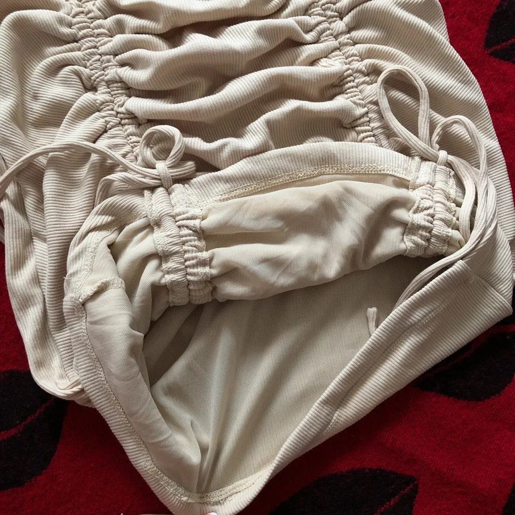 NWT Princess Polly stormi beige bodycon dress 8 - Image 3