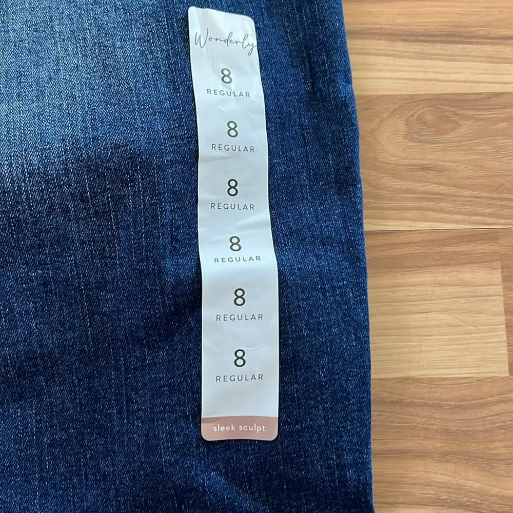 Women's Distressed Blue Jeans - Image 4