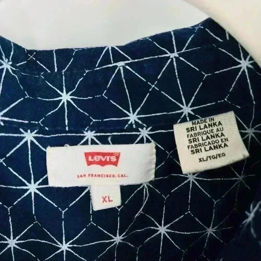 Levi’s Navy/White‎ Shorts Romper With Pockets Size XL - Image 11