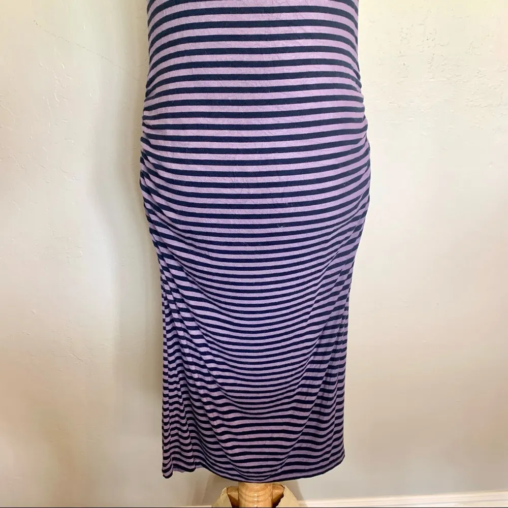 Liz Lange Maternity Purple Striped Tank Dress XS - Image 8