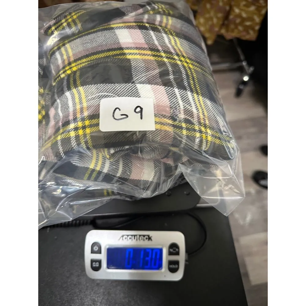 Caslon Dress Women Large Plaid Button Down Flannel Dress Twist Front Rayon NWT - Image 10