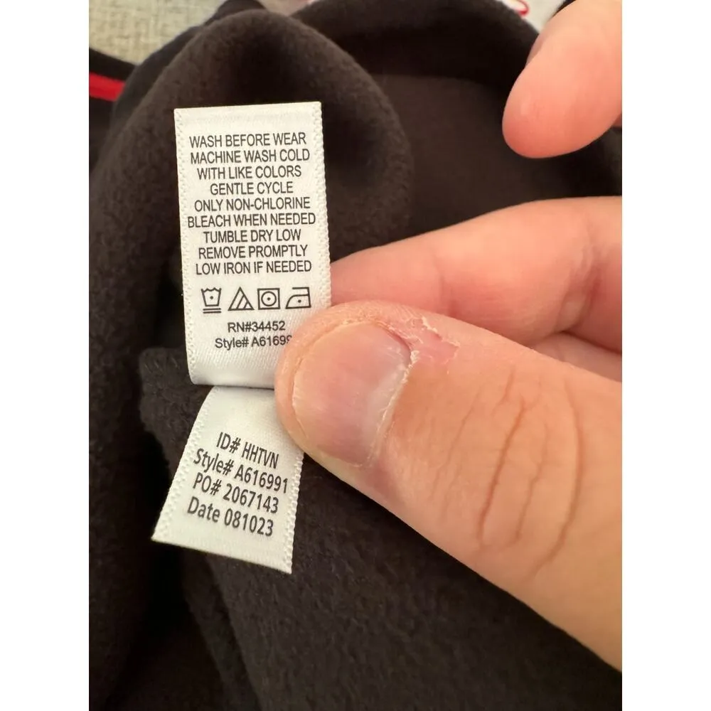 Cuddl Duds Fleecewear with Stretch Pajama Set Blk/RubyPenguin XS Petite - Image 12