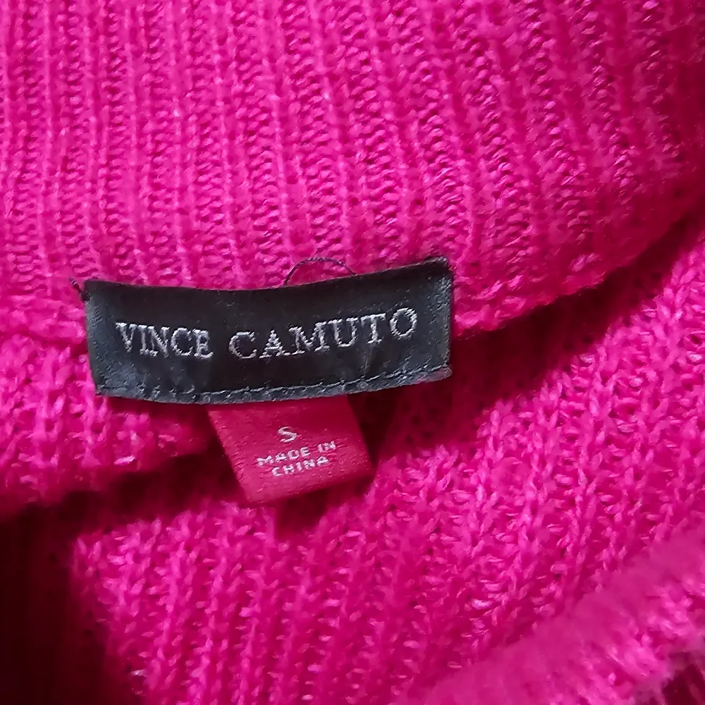 Vince Camuto Aurora Pink Bobble Stitch Sleeve Pullover Sweater Size Small - Image 6