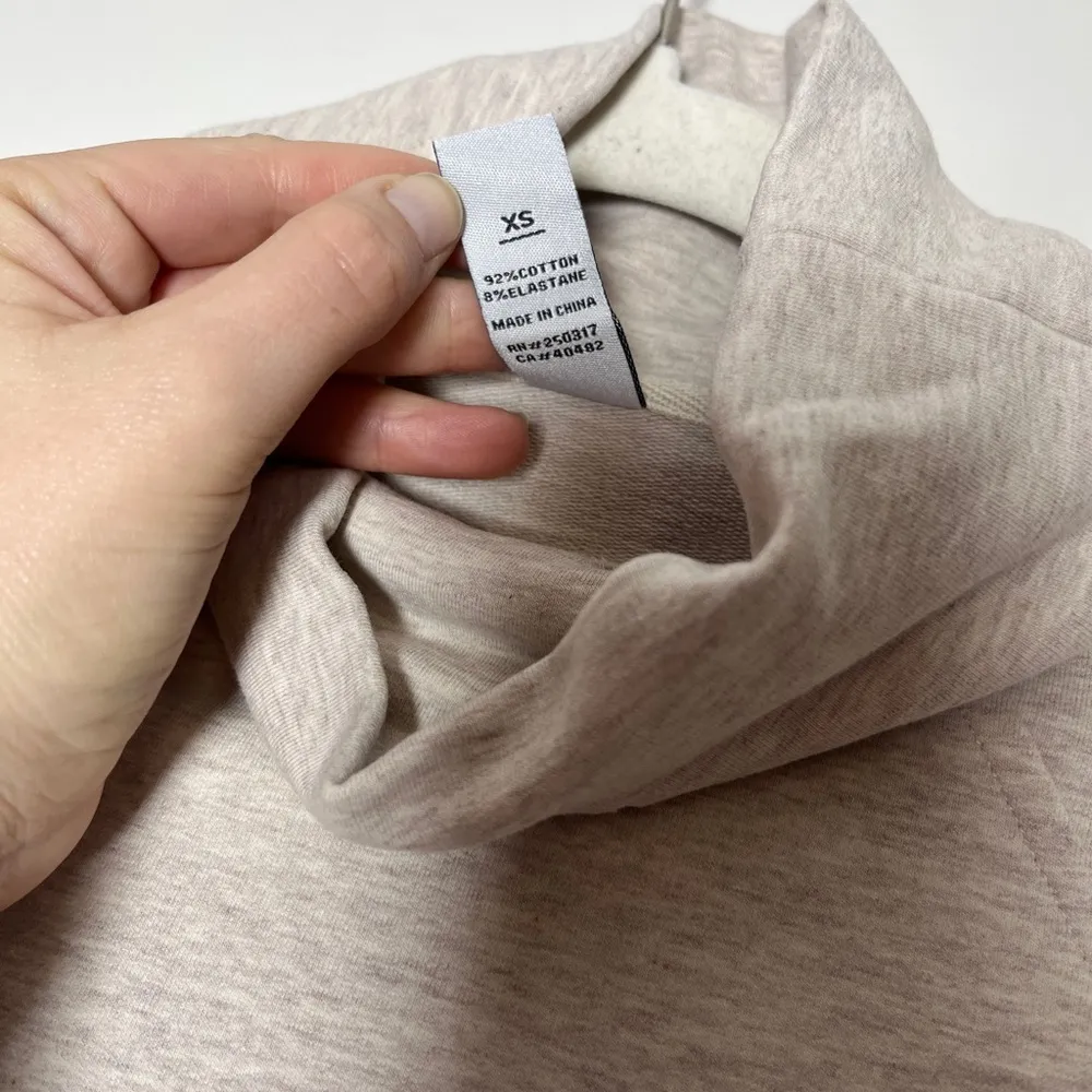 Varley Atlas Sweatshirt Size XS Beige Marl Workout Gym Yoga - Image 10