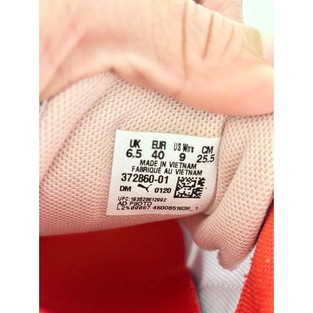 Puma x Charlotte Olympia Rise Low Top Sneakers White / Pink Women's Size US 9 - Image 7