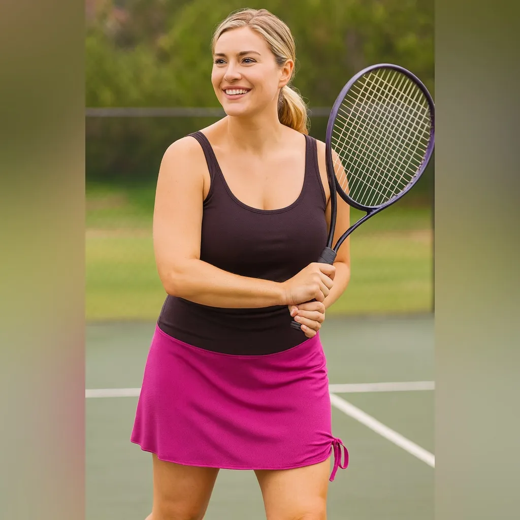 Patagonia Pliant Side Hike Skirt Pink and Purple Mini Skort Size L - Image 3