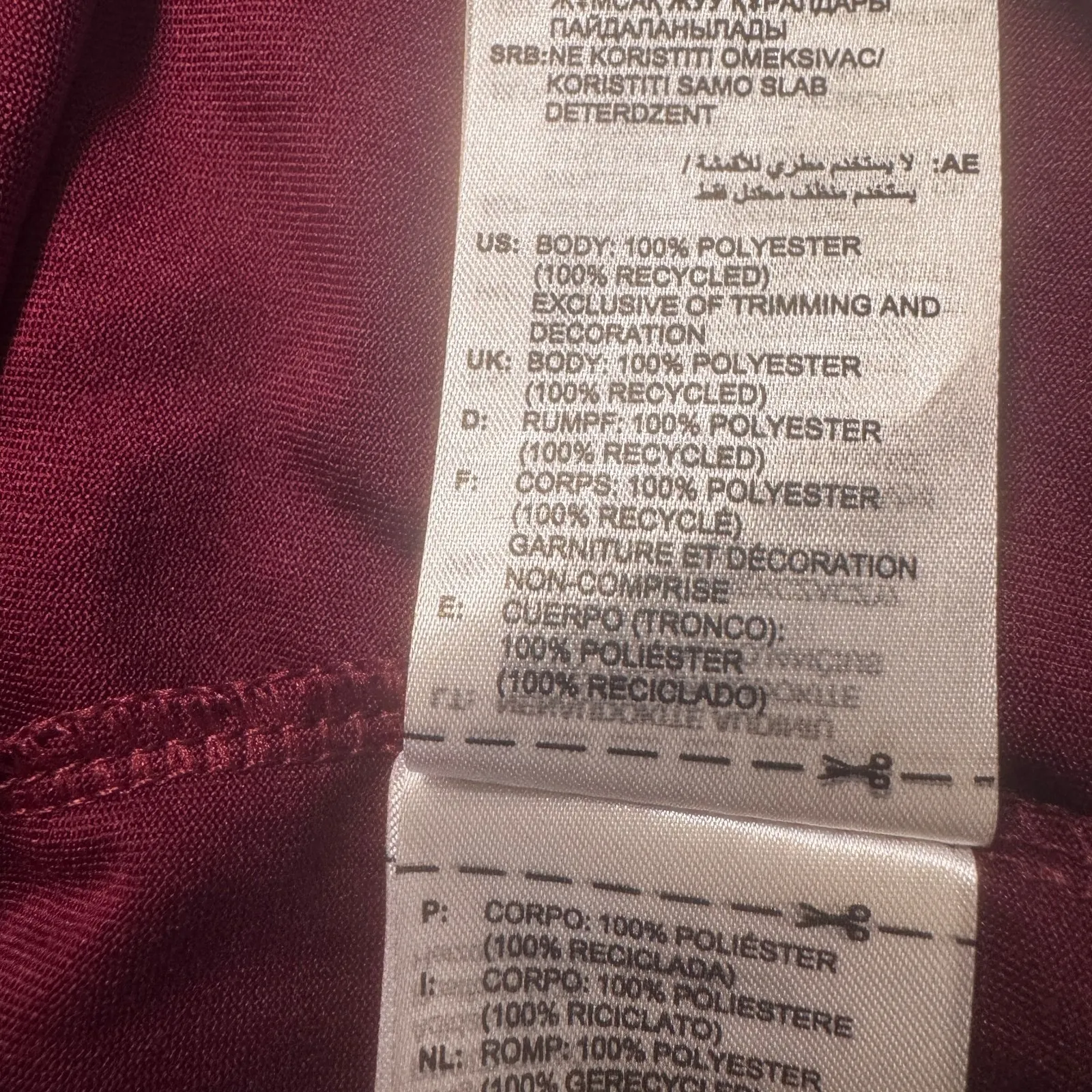 NEW Colorado Rapids MLS Adidas Pregame T-Shirt Womens Large Maroon Aeroready Tee - Image 8