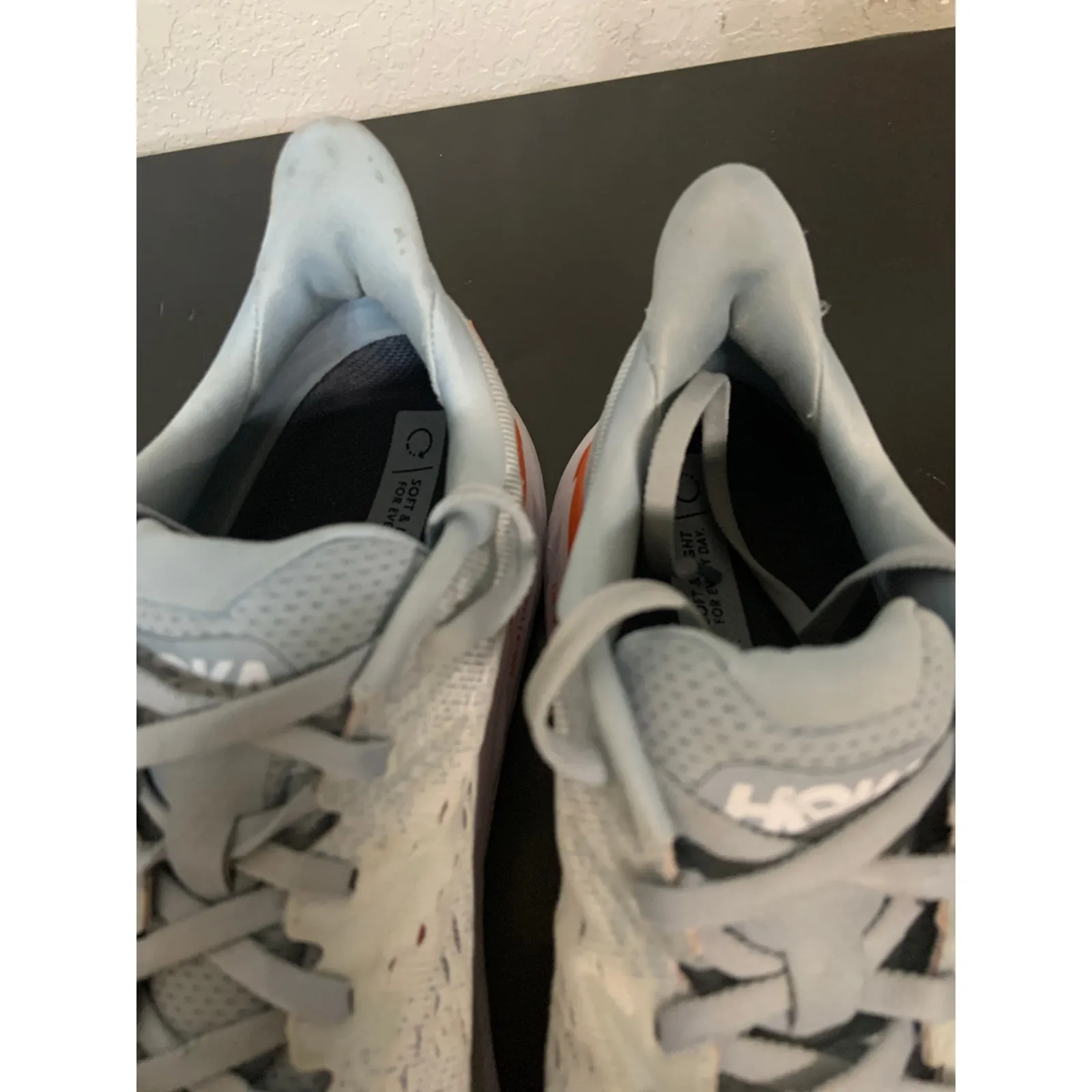 Hoka One Clifton 8 Sneaker Running Shoe Women 9.5 Comfort Trainer Walking Active Blue - Image 10