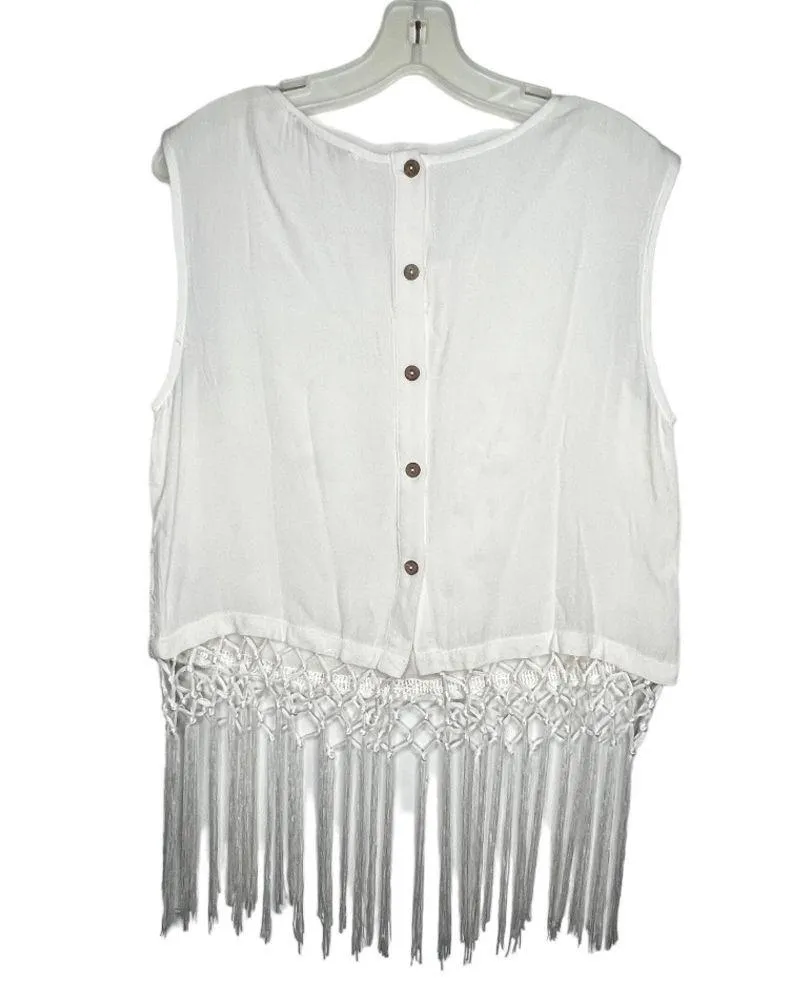 Miss Me Lace Top with‎ Long Fringe - Image 4