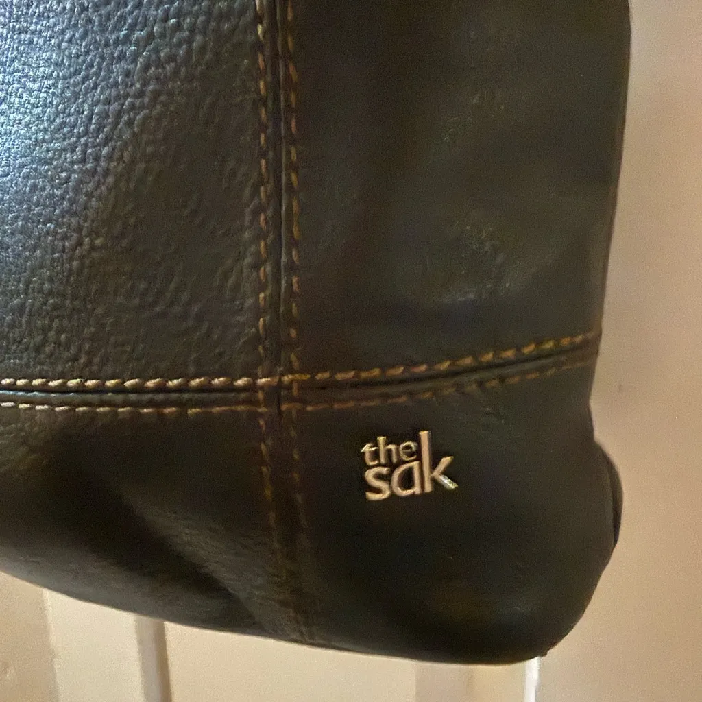 The Sak Black Leather Shoulder Bag - Image 2
