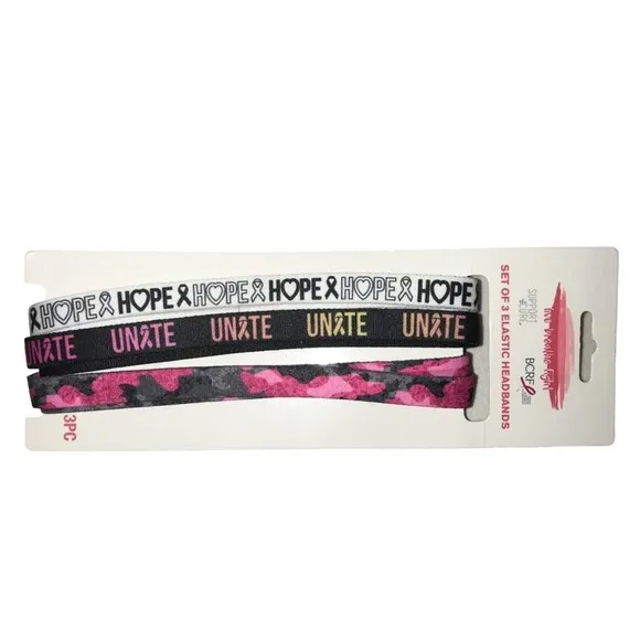 BREAST CANCER AWARENESS 3PK ELASTIC HEADBANDS - Image 7