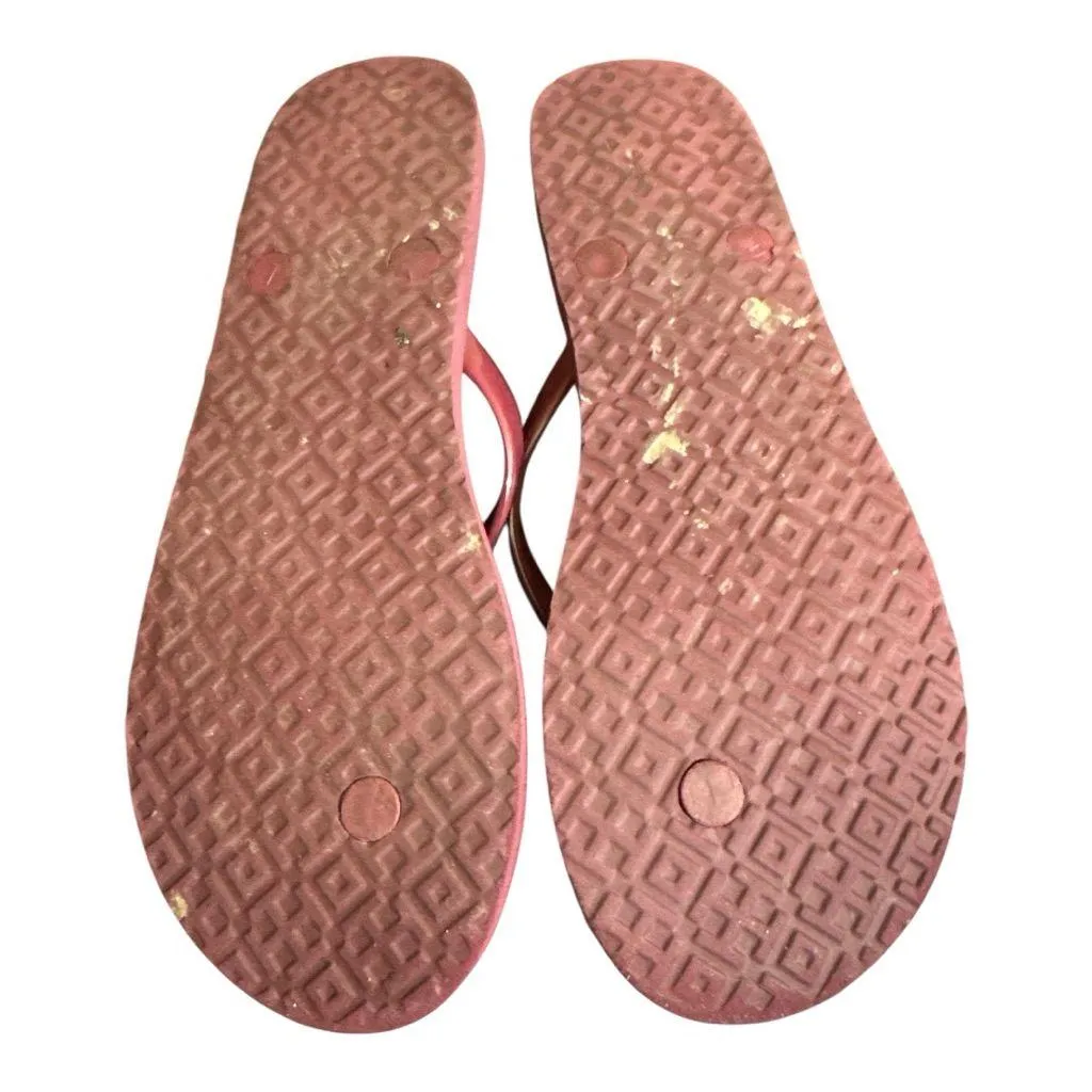 Tory Burch Thin Platform Printed Sandals in New Claret - Image 7