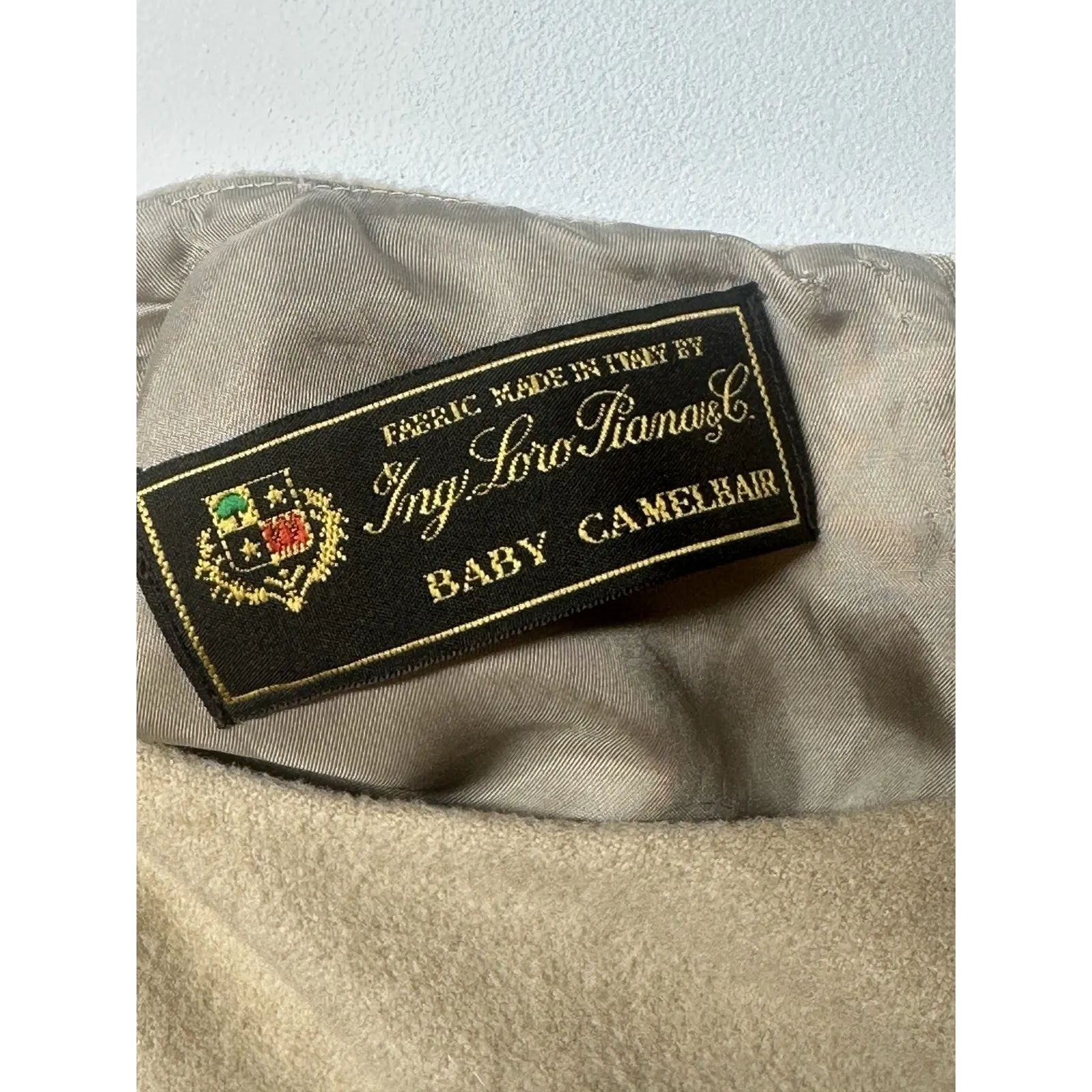 RARE Brooks Brothers 100% Camel Hair Tan Dress Sz: 8 Minimalist (b47) - Image 3