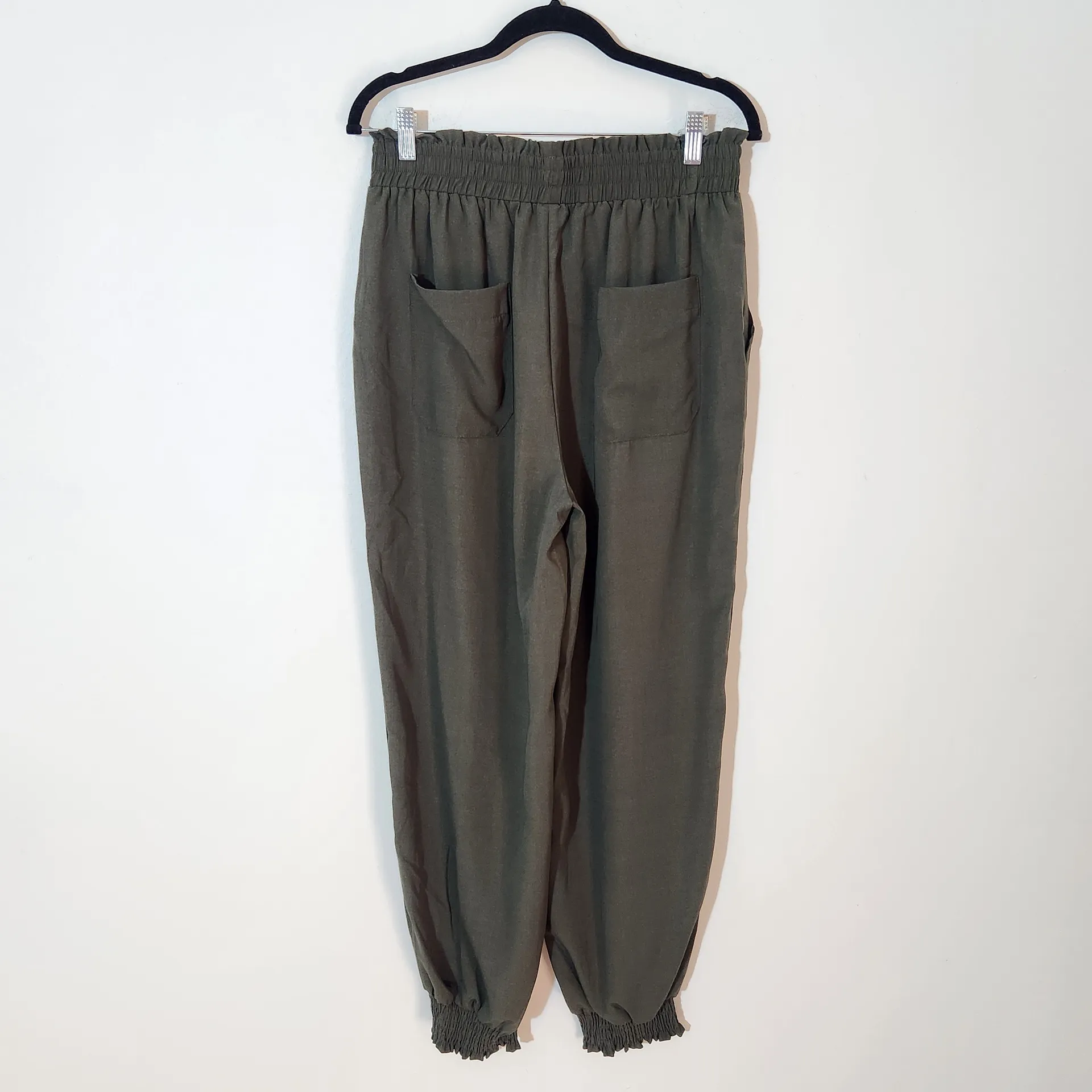 Shein Women's Army Green Joggers Size XL - Image 2