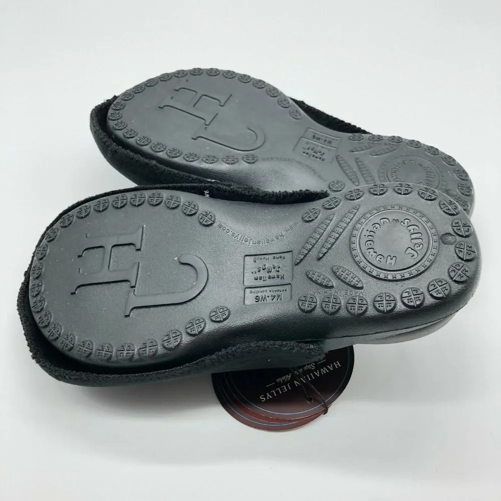 Hawaiian Jellys Womens Sandals Removable Clogs 6 Black - Image 4