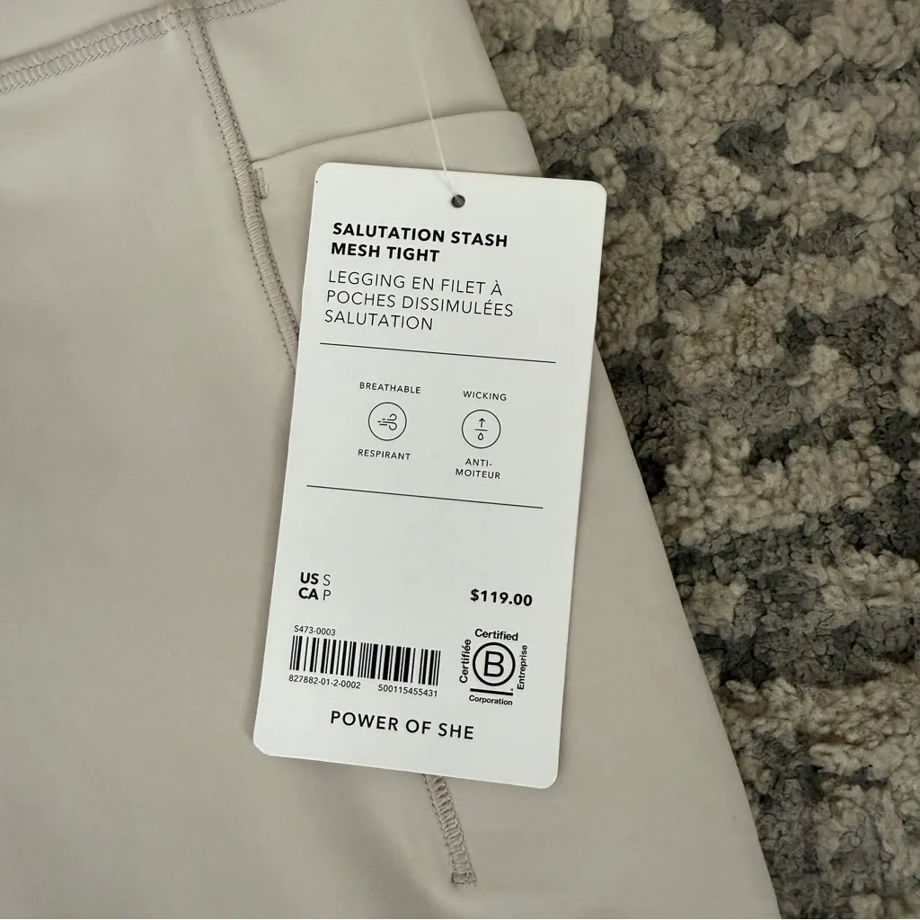 ATHELETA Salutation Stash High Rise Legging S /P NWT - Image 11