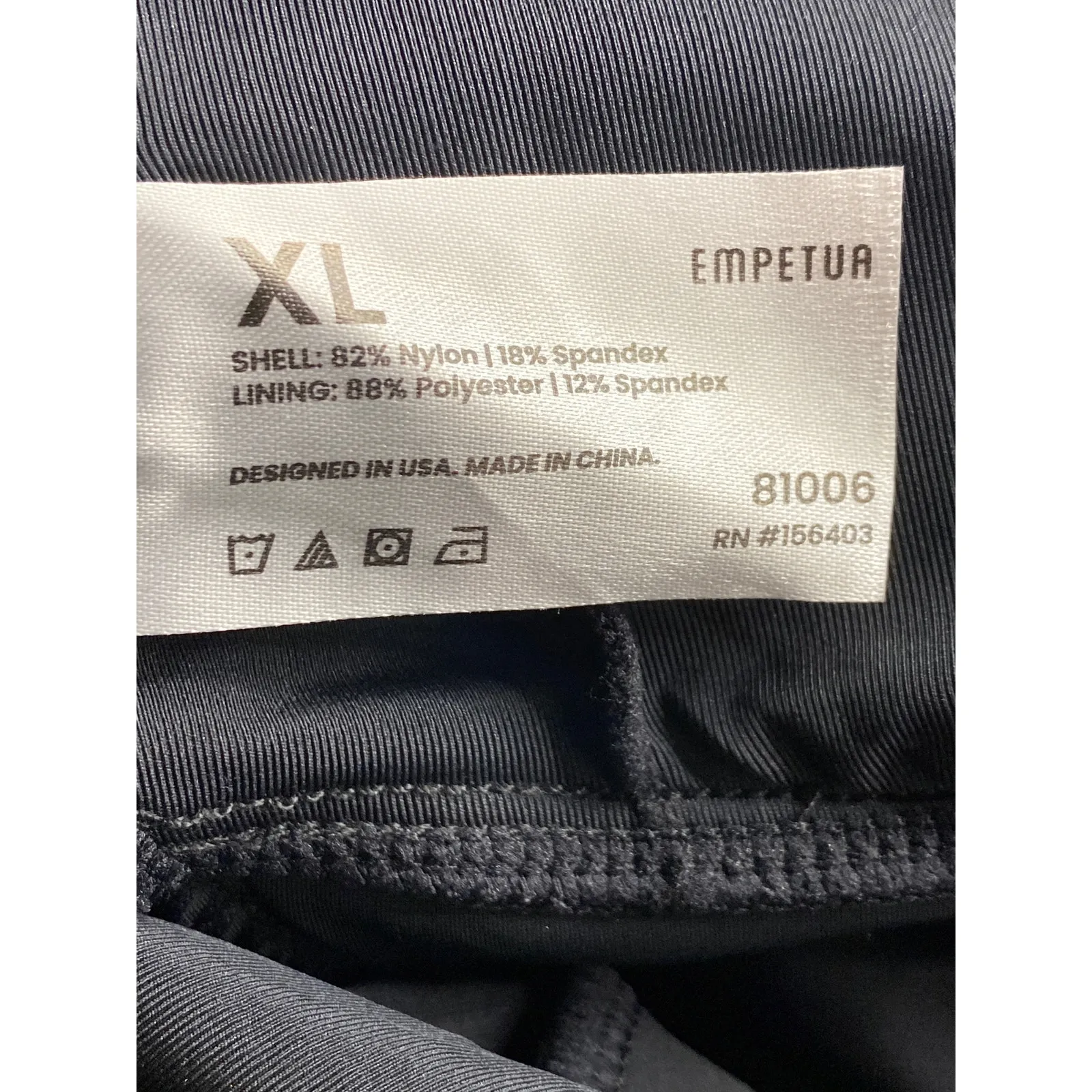 Brand New Empetua Womens Size XL Black Sleeveless Swim Knot Front Swimwear Dress - Image 7