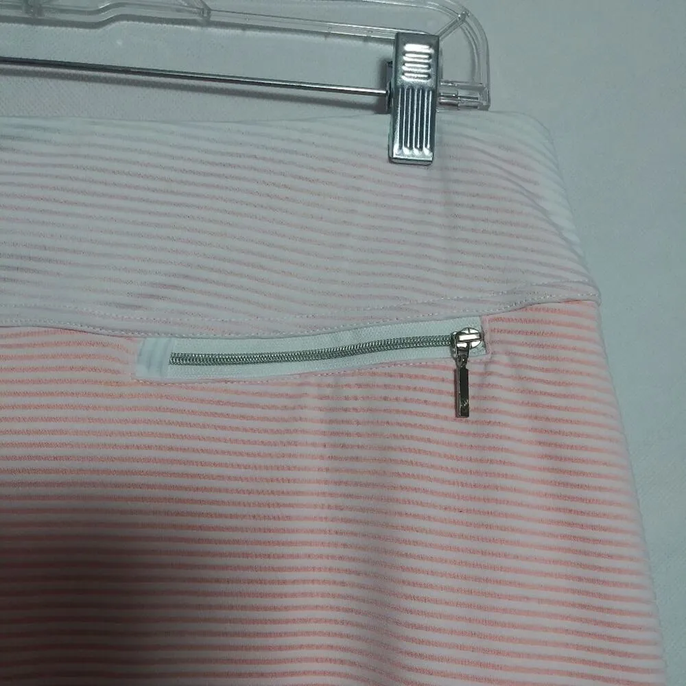 GGblue Luxe Sport Golf Skort White Orange Sport Athletic Size L Size L - Image 6