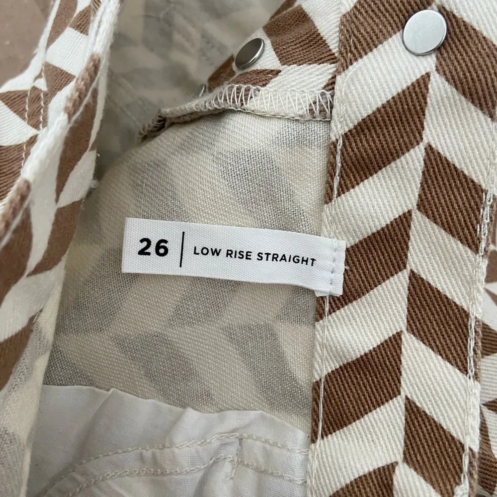 EUC | Pacsun women’s low rise straight patterned jeans‎ — size 26 - Image 7