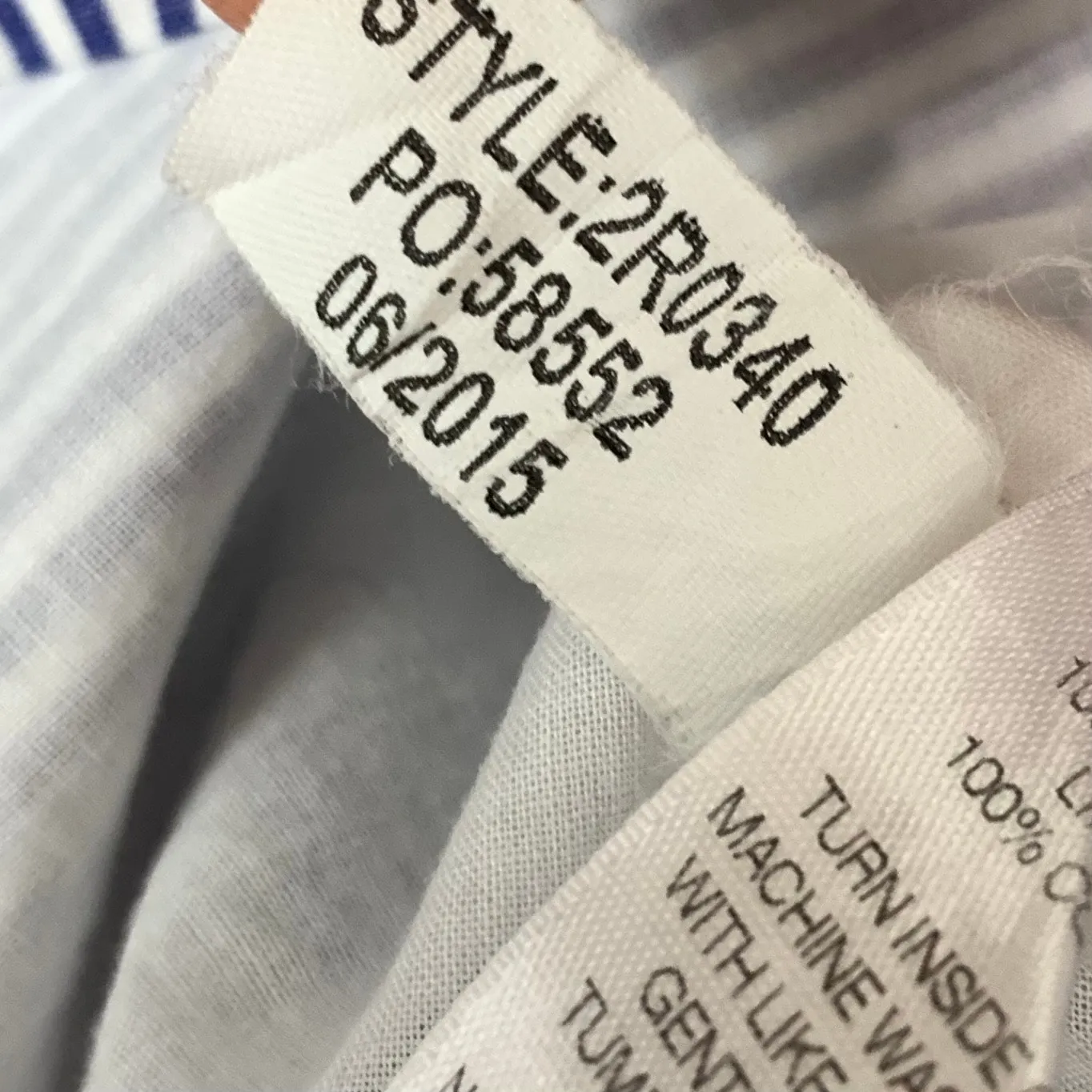 Vineyard Vines Womens Tiered Cotton Mini Skirt Blue White Nautical Stripe Size 4 - Image 5