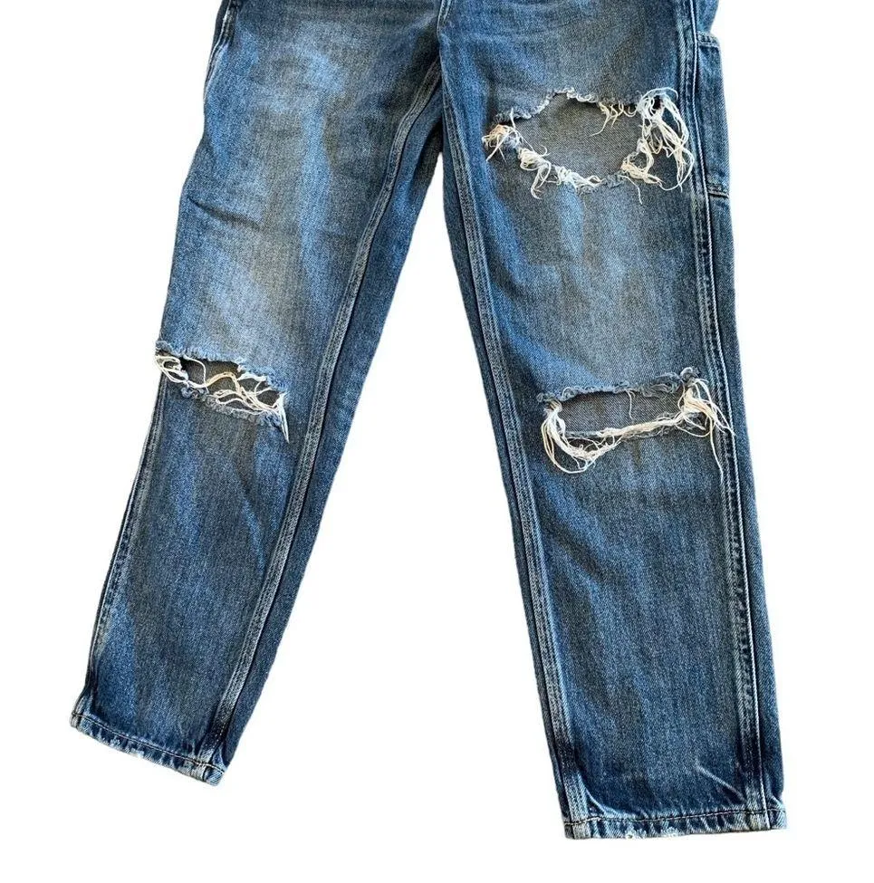 WOMEN'S American Eagle high rise Tomgirl button fly jeans - Image 5