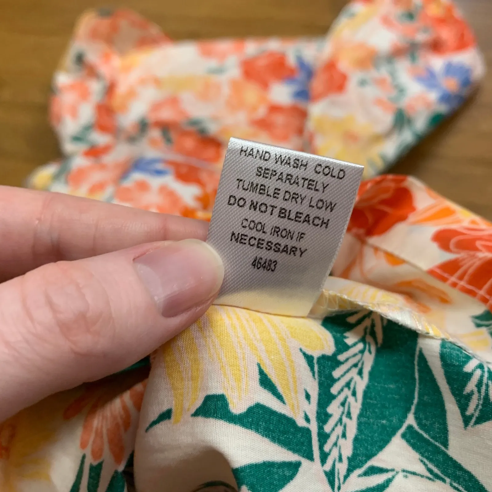 SUGARLIPS Womens Floral Off Shoulder Square Neck Ruffle Sleeve Blouse Top Medium - Image 7