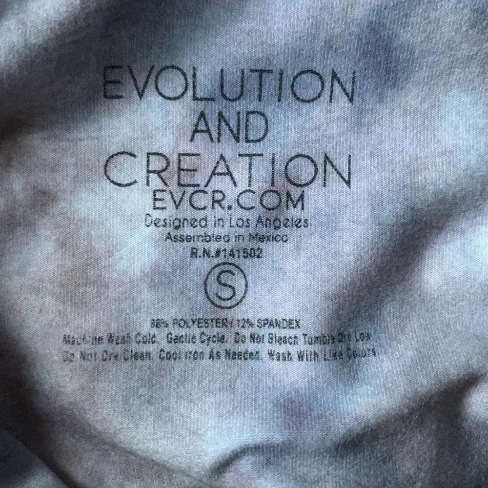 EVOLUTION AND CREATION‎  Womens Tie Dye Biker Shorts Size Small - Image 5