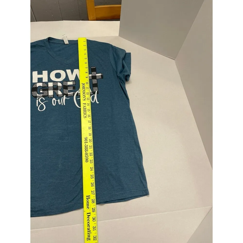 Love In Faith Apparel T Shirt Size L New Without Tags Blue Size L - Image 6