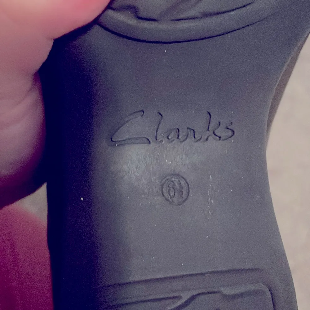 Clarks vintage square toe Y2k boots in chocolate brown size 8.5 - Image 7