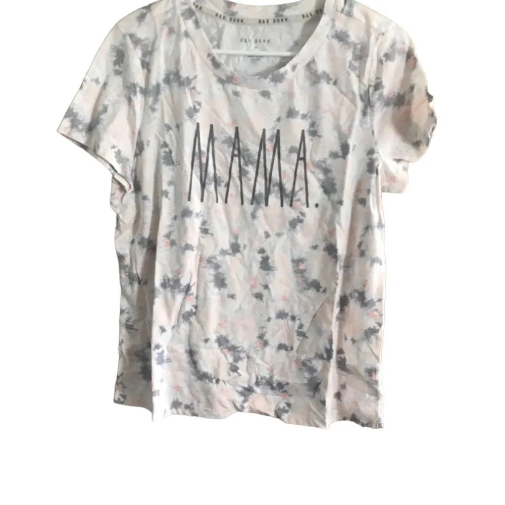NWT Rae Dunn tie-dye size medium mama T-shirt - Image 3
