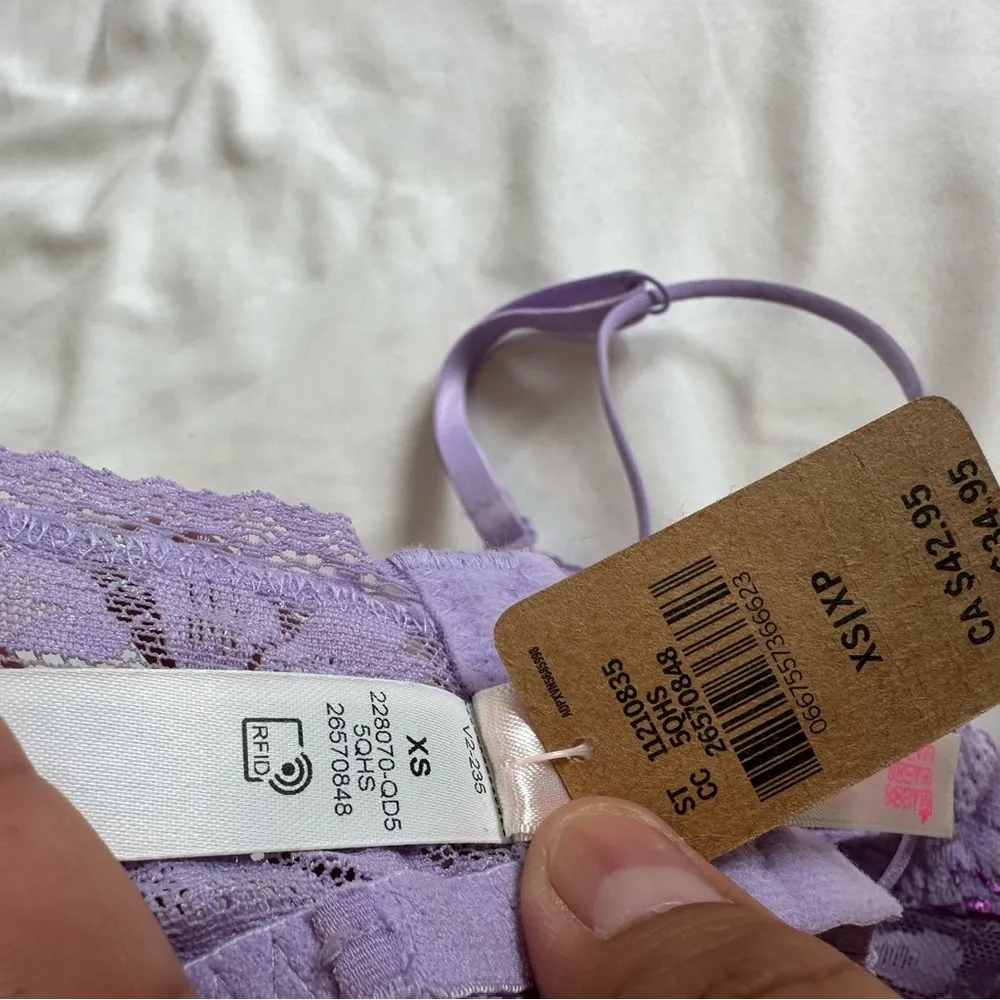 PINK Victoria’s Secret purple Bralette - Image 3