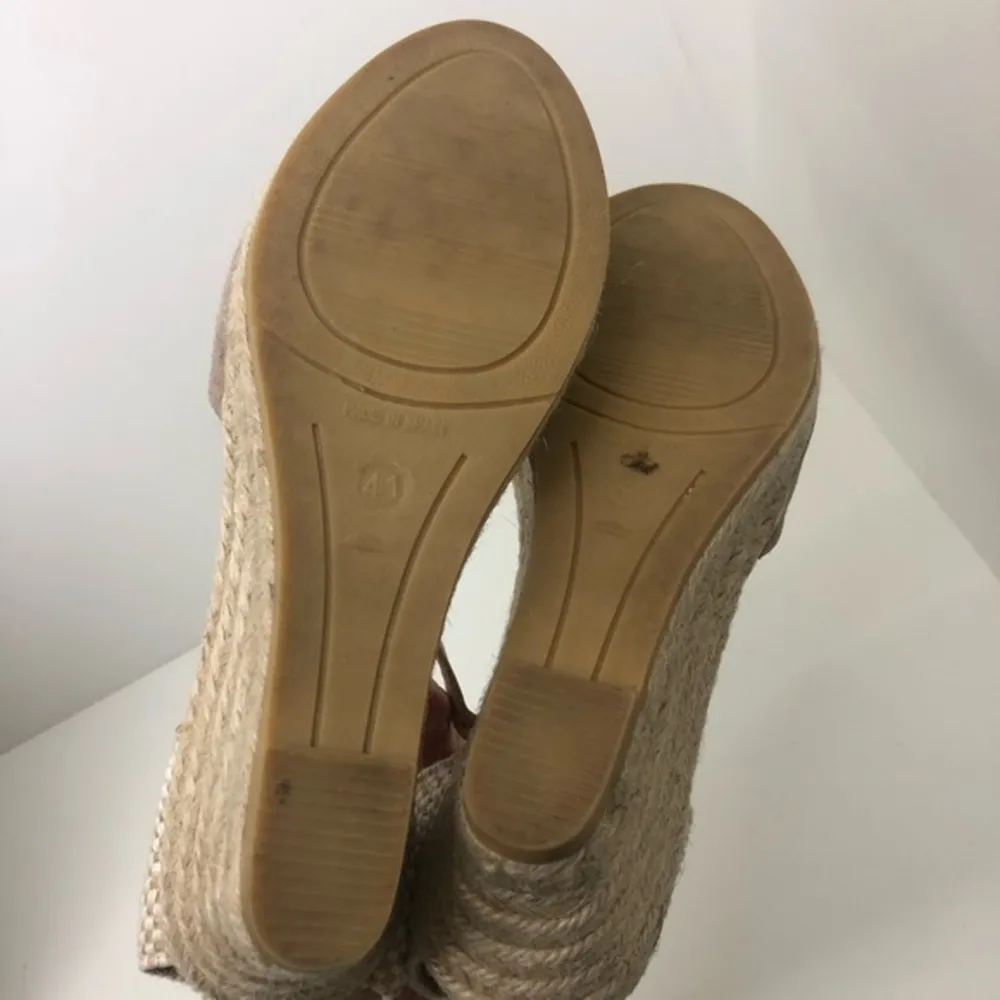 Anthro Kanna suede platform espadrille wedges - Image 7