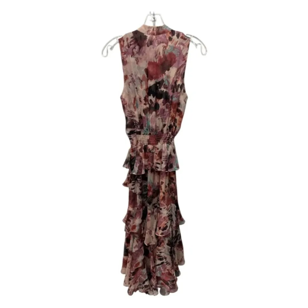 Misa Los Angeles Ilona Maxi Dress Red Purple Black Size XS - Image 6