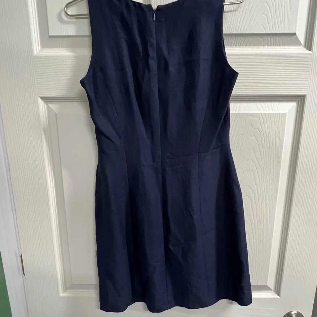 Ann Taylor Navy Blue Sleeveless Dress - Size 4 - EUC - Image 2