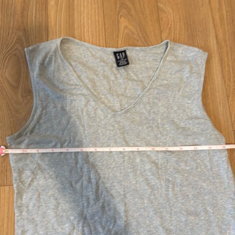 gap 100% cotton gray vintage tank top size Xs women’s - Image 3