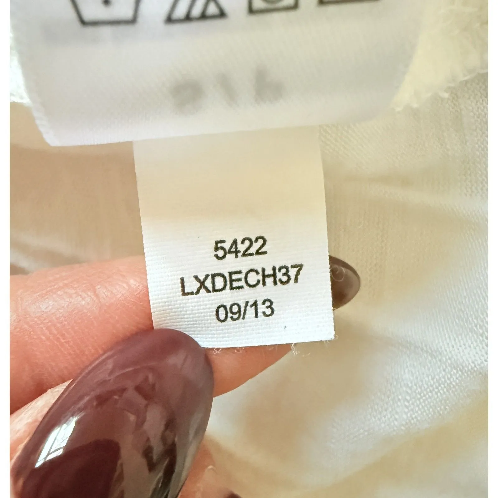 Aeropostale Y2K Babydoll V-Neck Long Sleeve Partial Button Curved Hem Top Sz S - Image 4