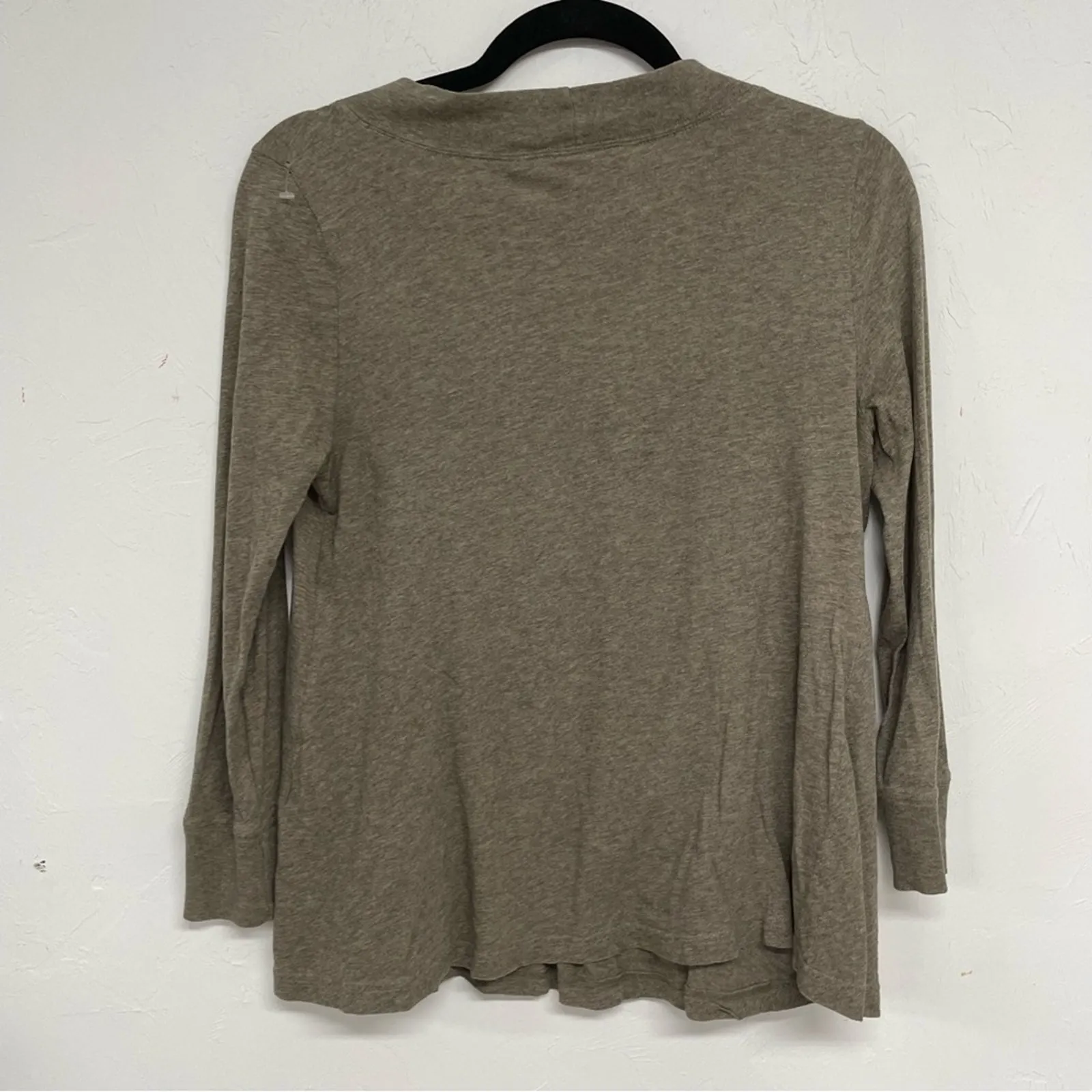 Marc By Marc Jacobs Army Green Button Detail Blouse Womens S Boho Shirt Top - Image 5