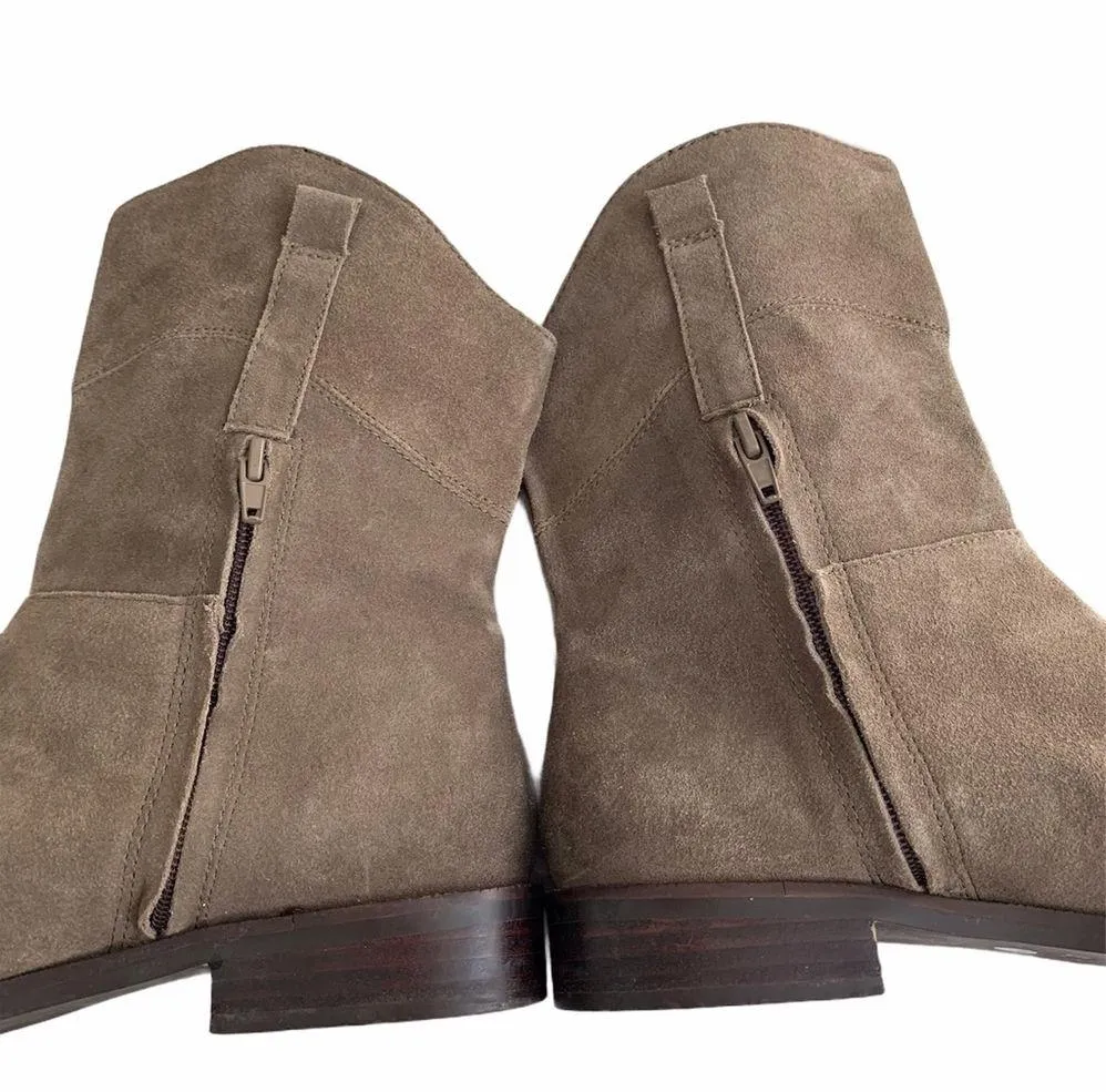 Sole Society Galen Suede Khaki Boots - Image 8