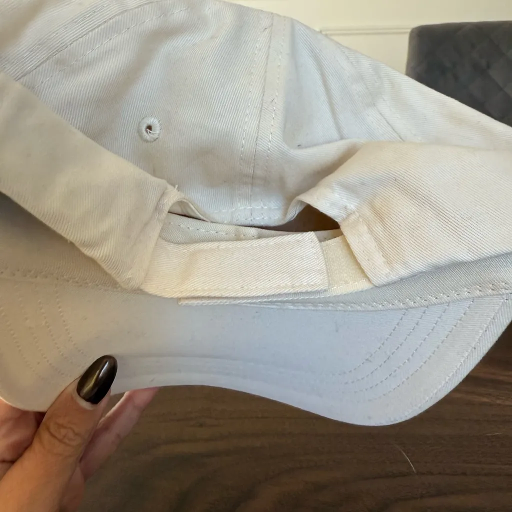 NWOT Vermont Embroidered adjustable Cap White - Image 3