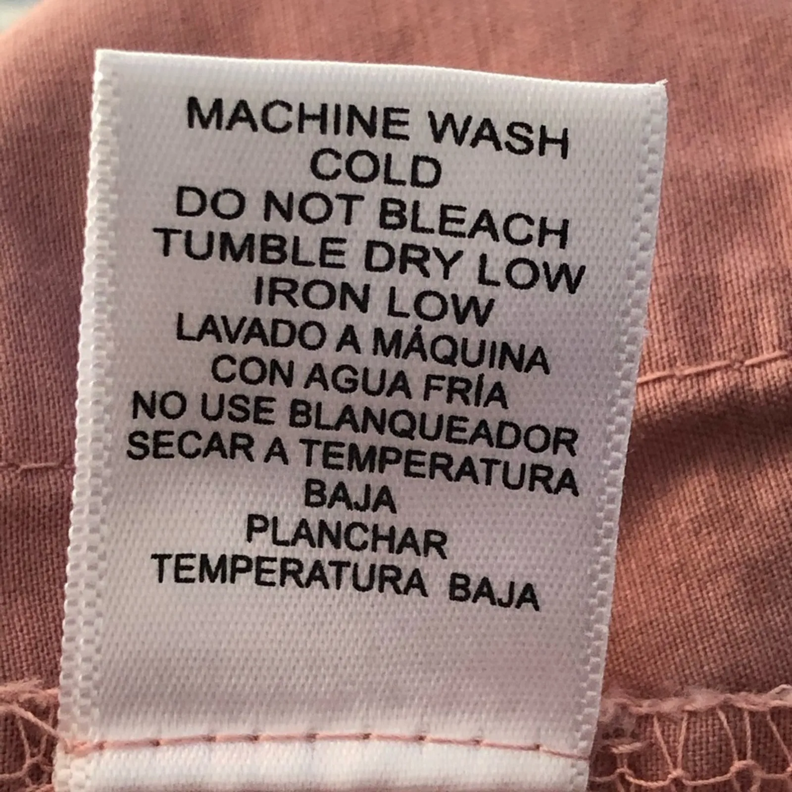 LE3NO Rose Pink Hooded Anorak Military Vest size Small - Image 7