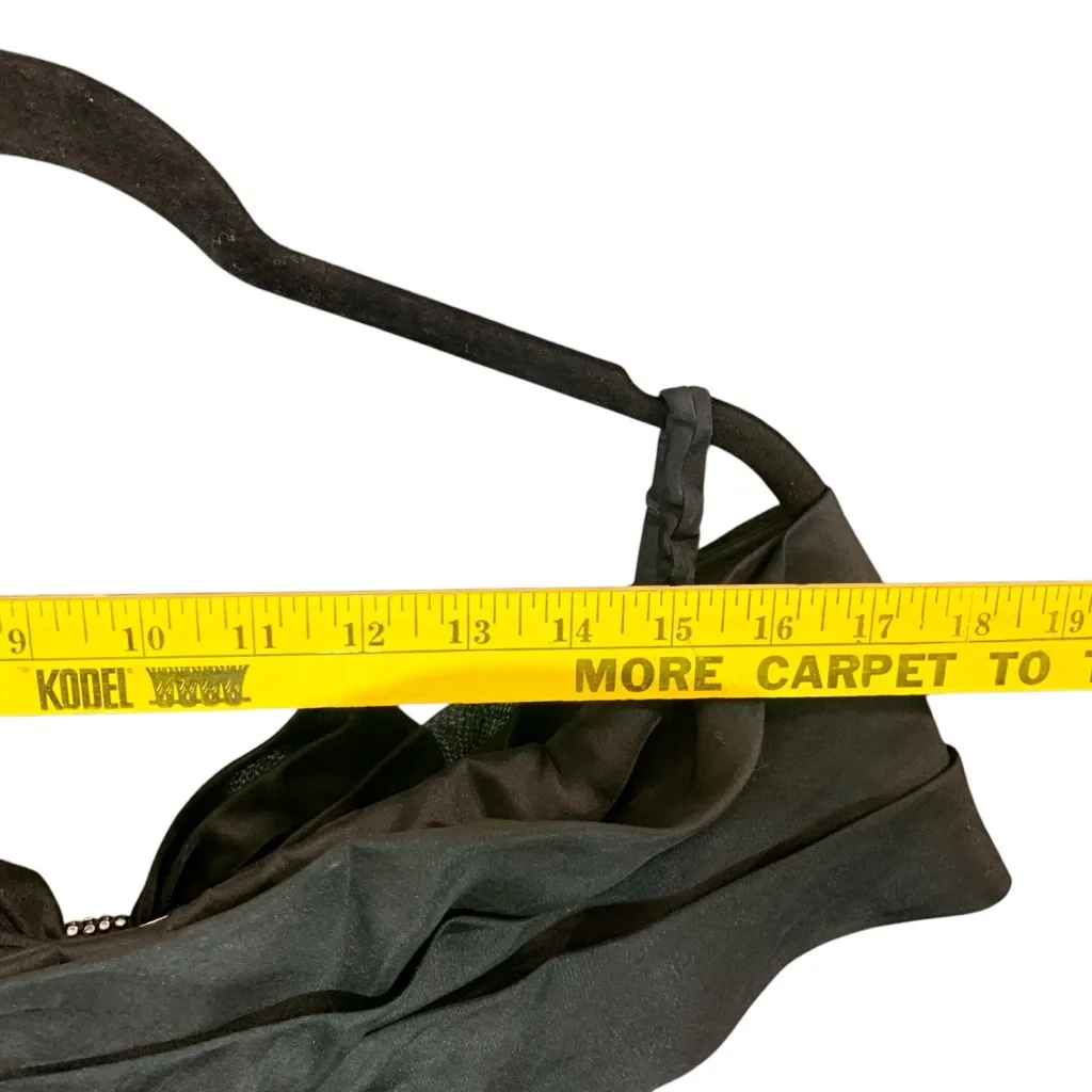 AJ Bari Vtg 90s Black Off the Shoulder Big‎ Bow Accent Cocktail Party Dress Sz 8 - Image 8