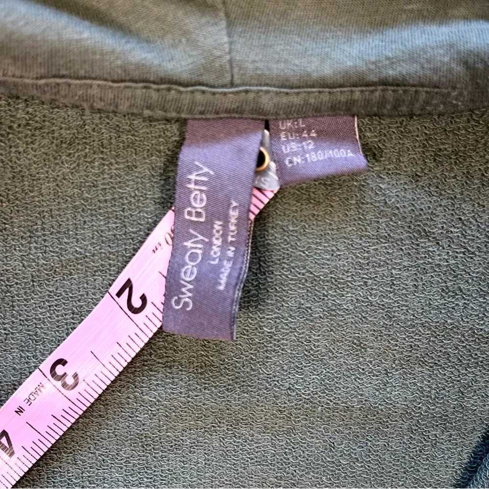 After Class Relaxed Hoodie in Heath Green Size 12 - Image 10