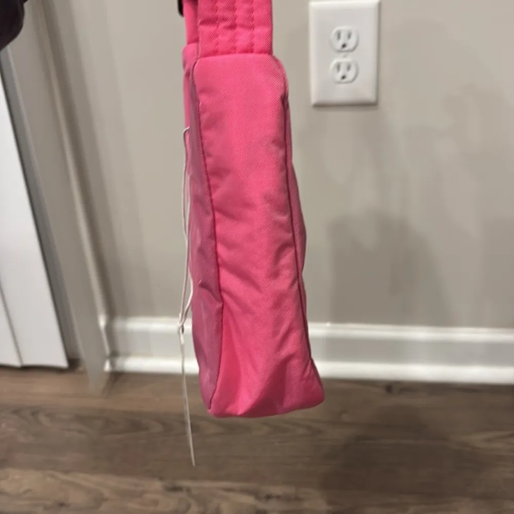 Baggu Mini Nylon Shoulder Bag Azalea Pink NEW 2-tones sides, strap, body - Image 3