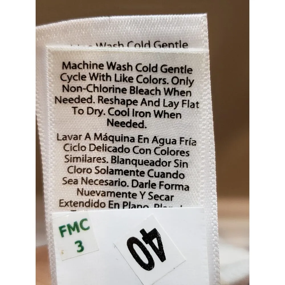 Sofia Jeans by Sofia Vergara Maxi Dress Women Medium Ivory Ruffle Trim Tie Front - Image 7