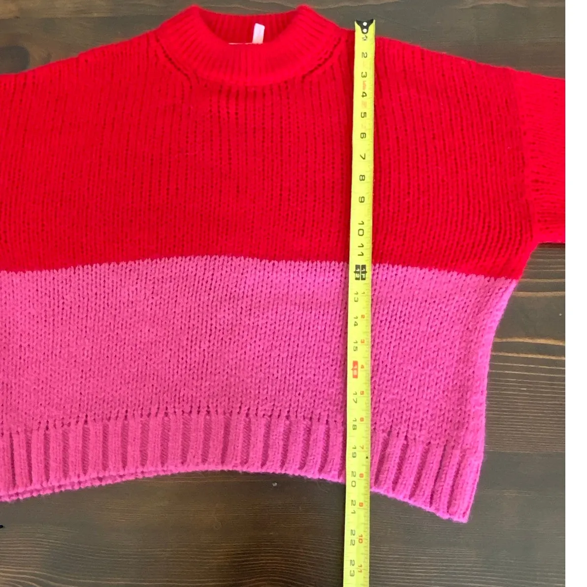 Xirena Alpaca Color Block Sweater size small Pink - Image 3