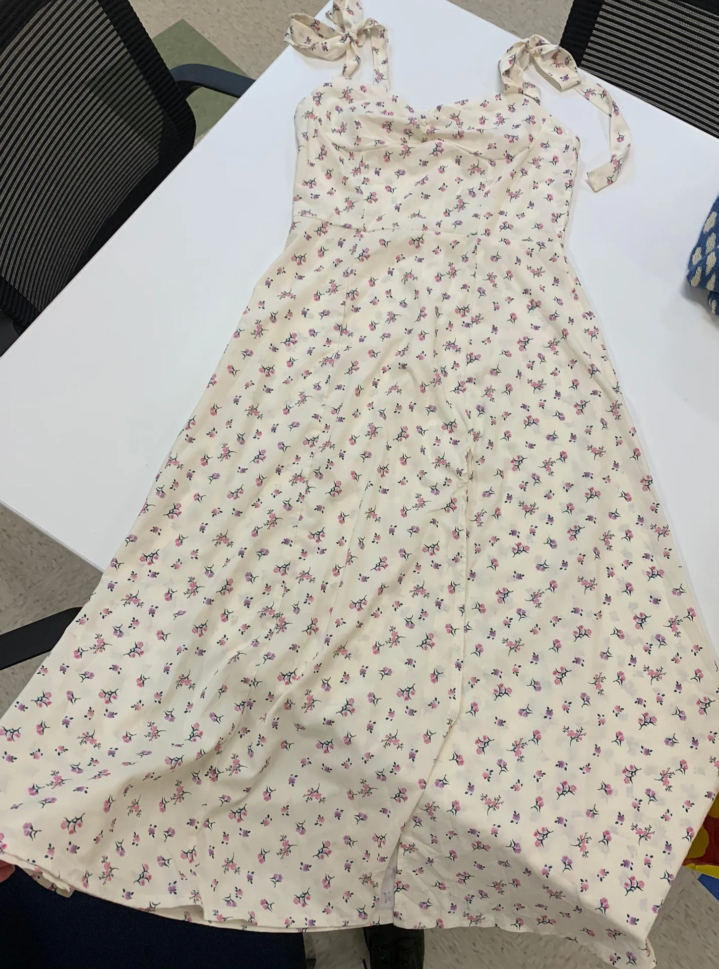 Maje Off White Floral Dress - Image 3