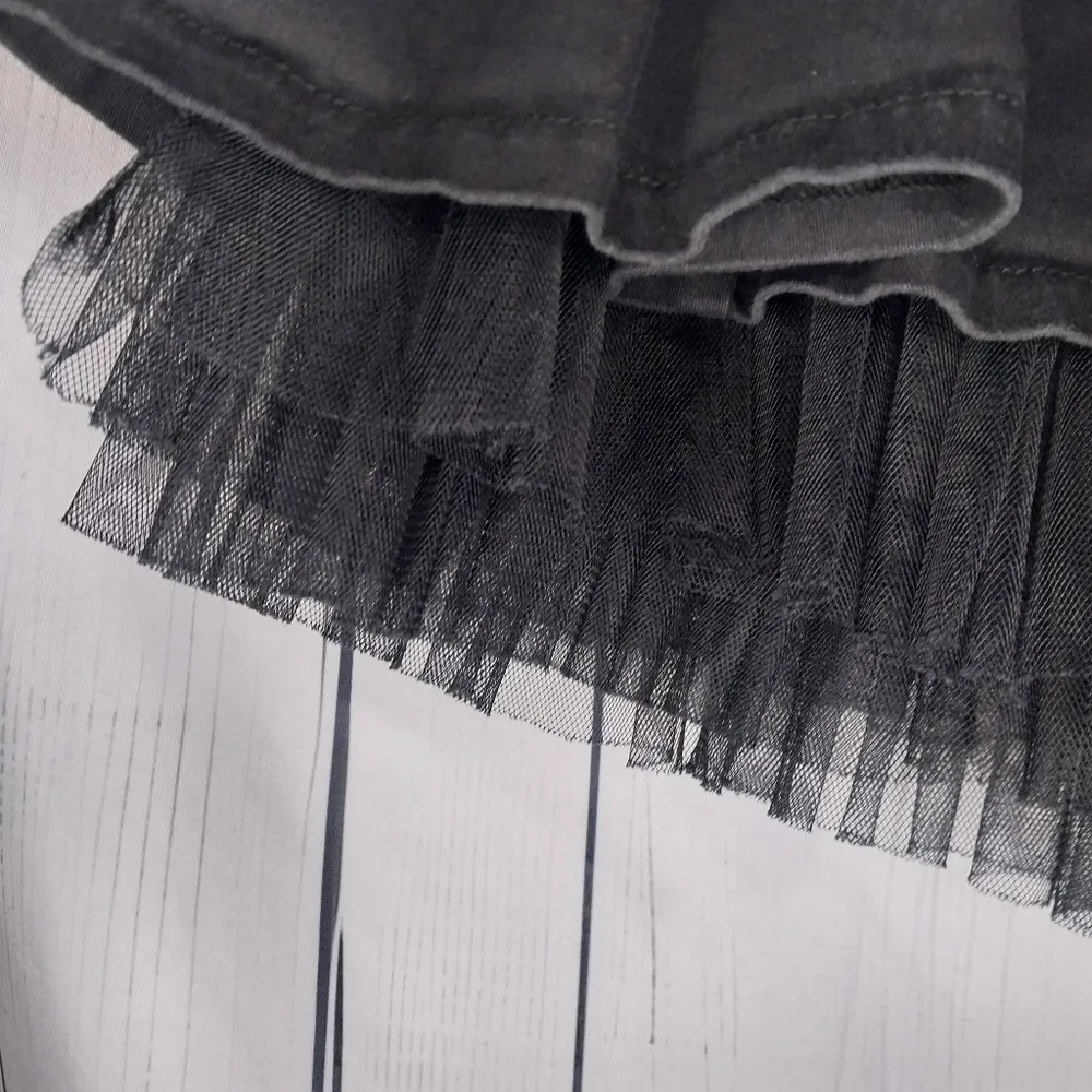 Tripp NYC Royal Bones Corset Tutu Goth 90’s Skirt Size S - Image 3